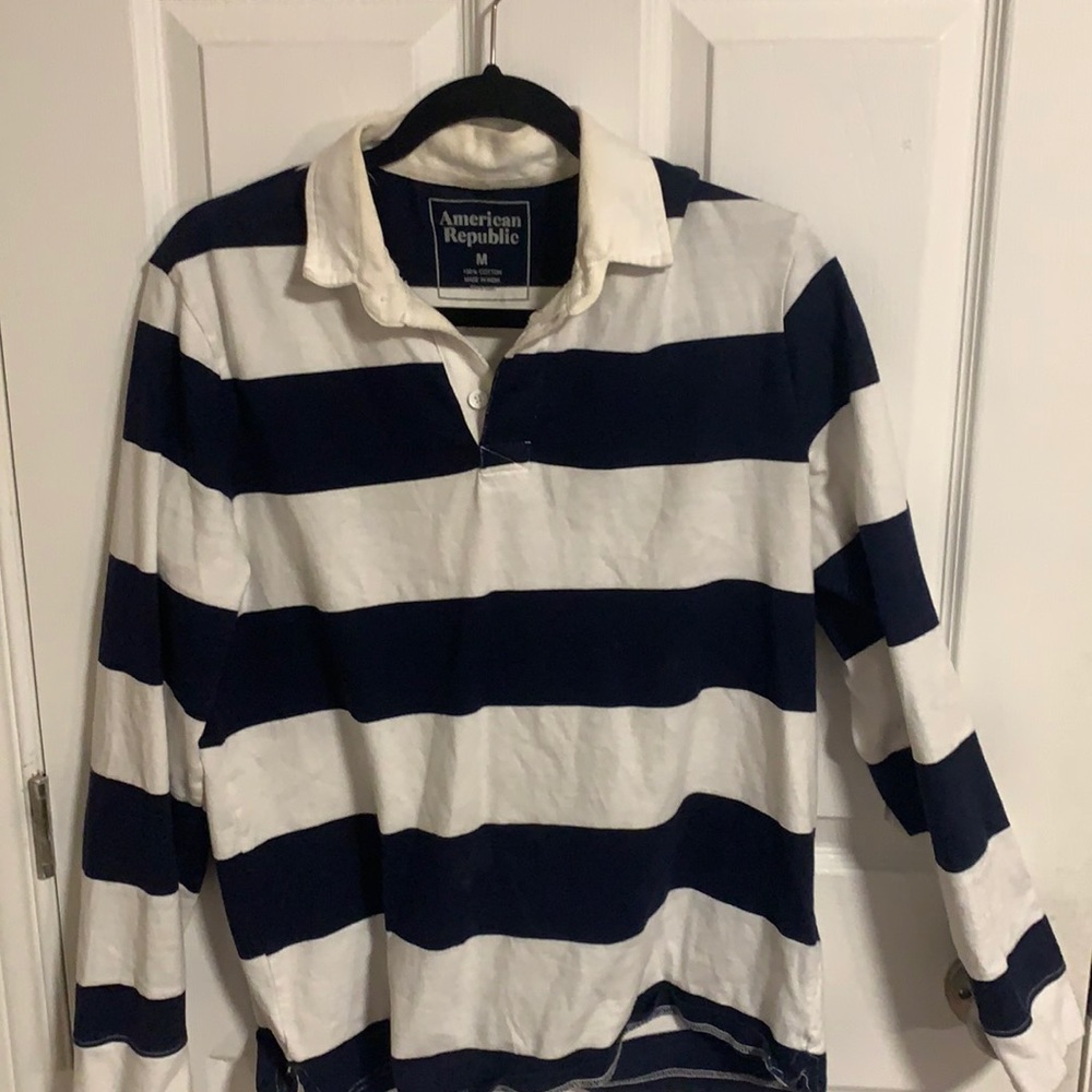 American Republic polo long sleeve